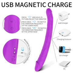 Flexible Double Ended Vibrator “King” SHD S-221-2