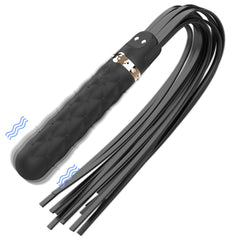 Vibrator with leather whip “Bloody Mary” SHD-S326-2