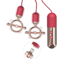 Nipple clamp vibrator SHD-S471