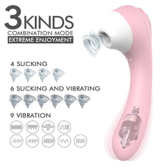 S-HANDE DOUBLE ENDED CLITORAL VIBRATOR “Screaming” SHD-S098