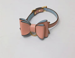 Cute Leather collar&leash