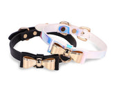 Golden butterfly collar&leash