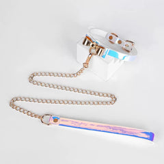 Golden butterfly collar&leash