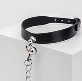 Silver bell collar&leash