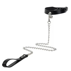 Silver bell collar&leash