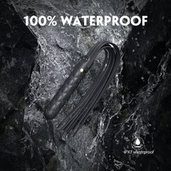 Vibrator with leather whip “Bloody Mary” SHD-S326-2