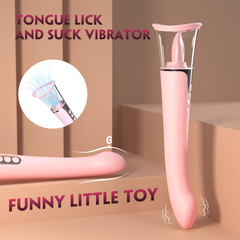 Tongue leak and suck vibrator(THREE COLOUR OPTIONS) SHD-H004