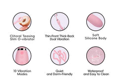 Dual Vibration Clitoral Vibrator “Eden” AA27