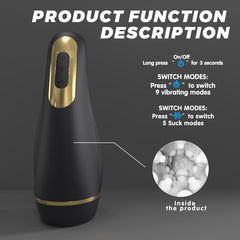 SHD-M002 "Capas" Vibrating Male Masturbator