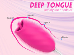 Double Tongue egg vibrator “Chomper” SHD-S297