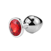 Diamond Stainless Steel Jeweled Butt Plug