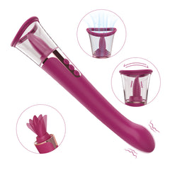 Tongue leak and suck vibrator(THREE COLOUR OPTIONS) SHD-H004