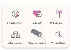 SOPHIA Metal G-Spot Vibrator - 10 Modes, Whisper Quiet, Magnetic Charging AA34