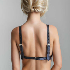 Leather half body harness