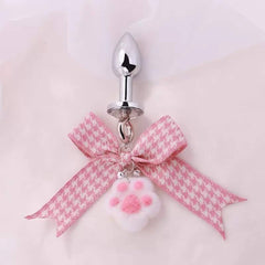Cute Butt Plug with Bow and Bell
