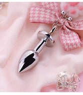 Cute Butt Plug with Bow and Bell