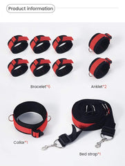 Bed Restrain straps set