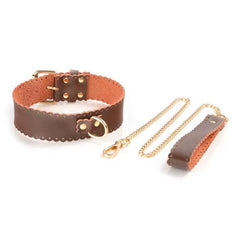 Genuine leather bondage kit 4pc