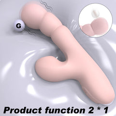2-in-1 G-Spot Rabbit Vibrator “Frozen” S-294