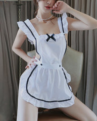 Hot Maid Costume Set With Tights