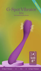 IRIS G-Spot Vibrator - 9 Modes, Full Liquid Silicone AA43