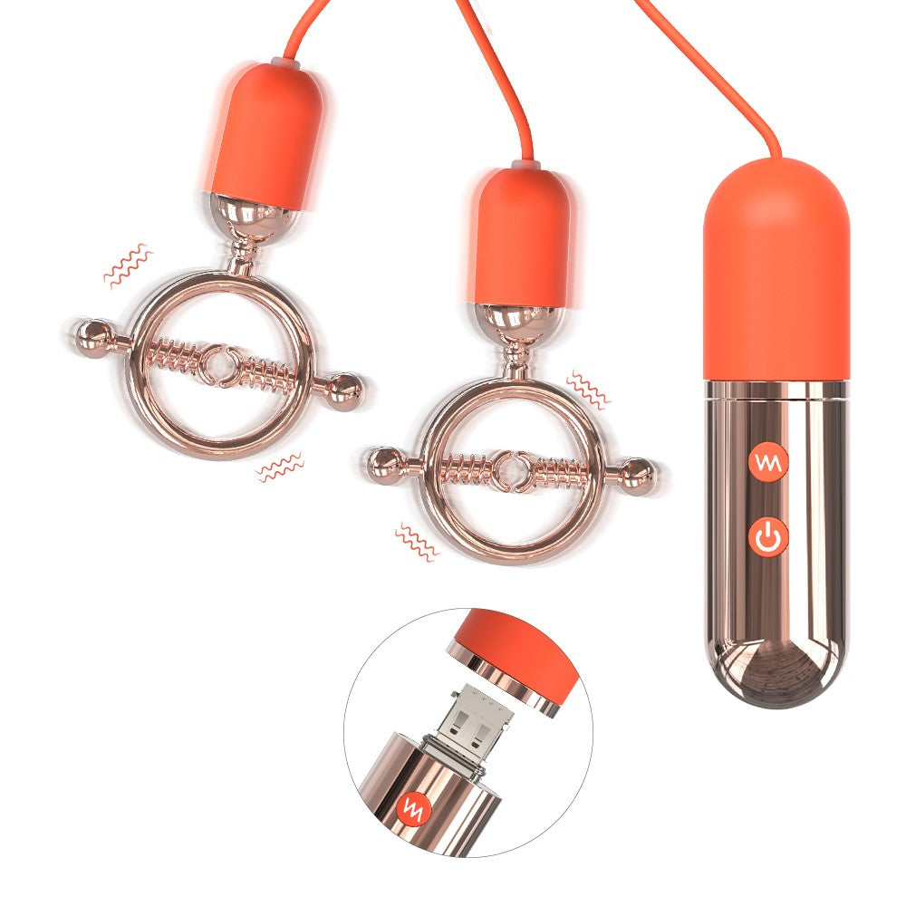 Nipple clamp vibrator SHD-S471