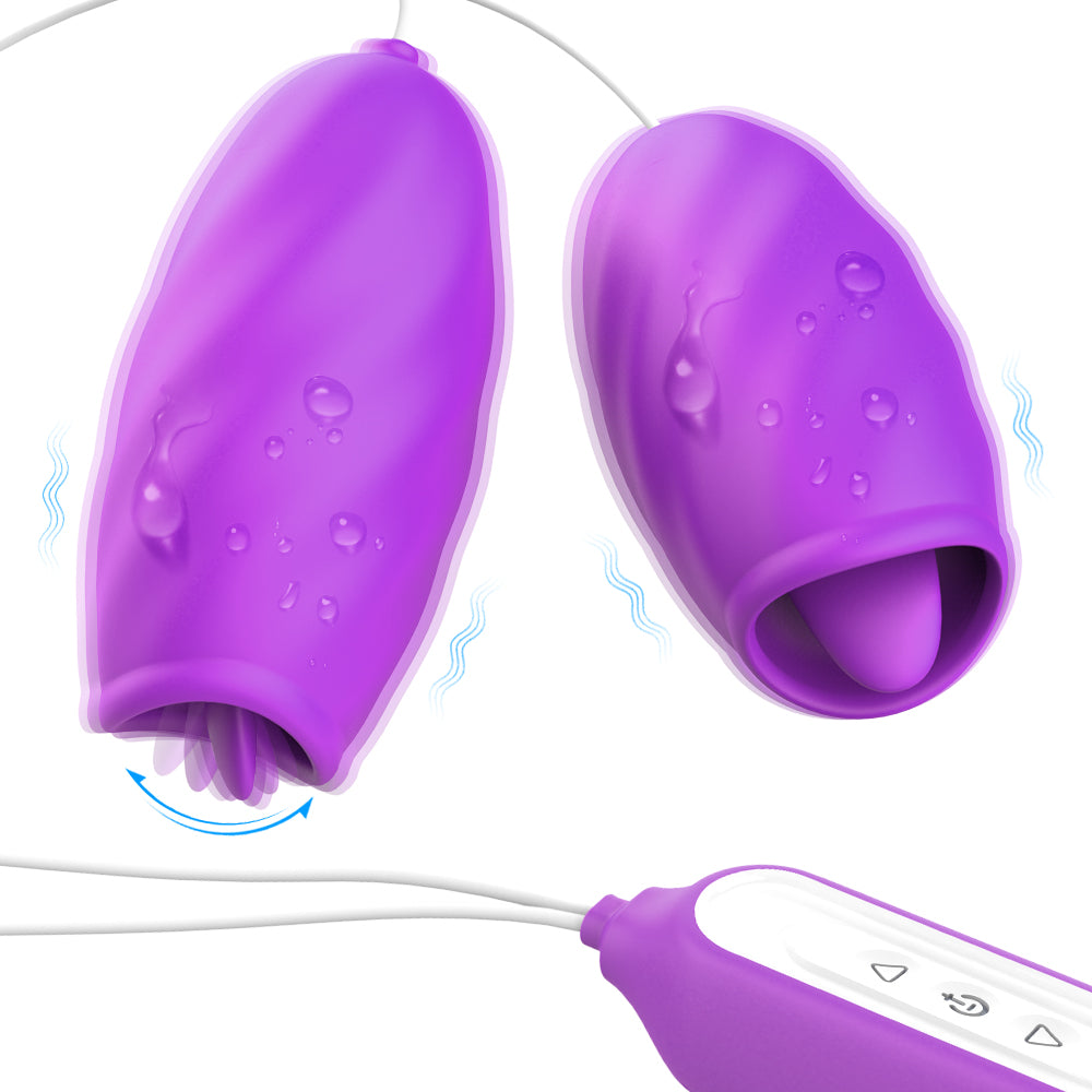 Double Tongue egg vibrator “Chomper” SHD-S297