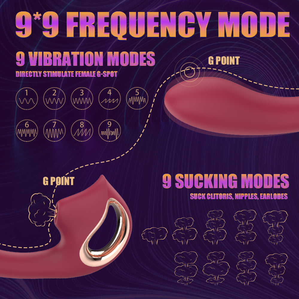 S-HANDE Clitoris sucking vibrator  “Selene”SHD-S434
