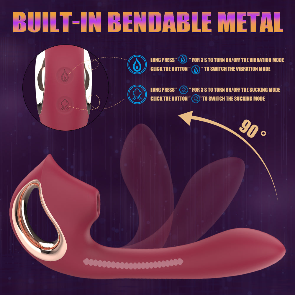 S-HANDE Clitoris sucking vibrator  “Selene”SHD-S434