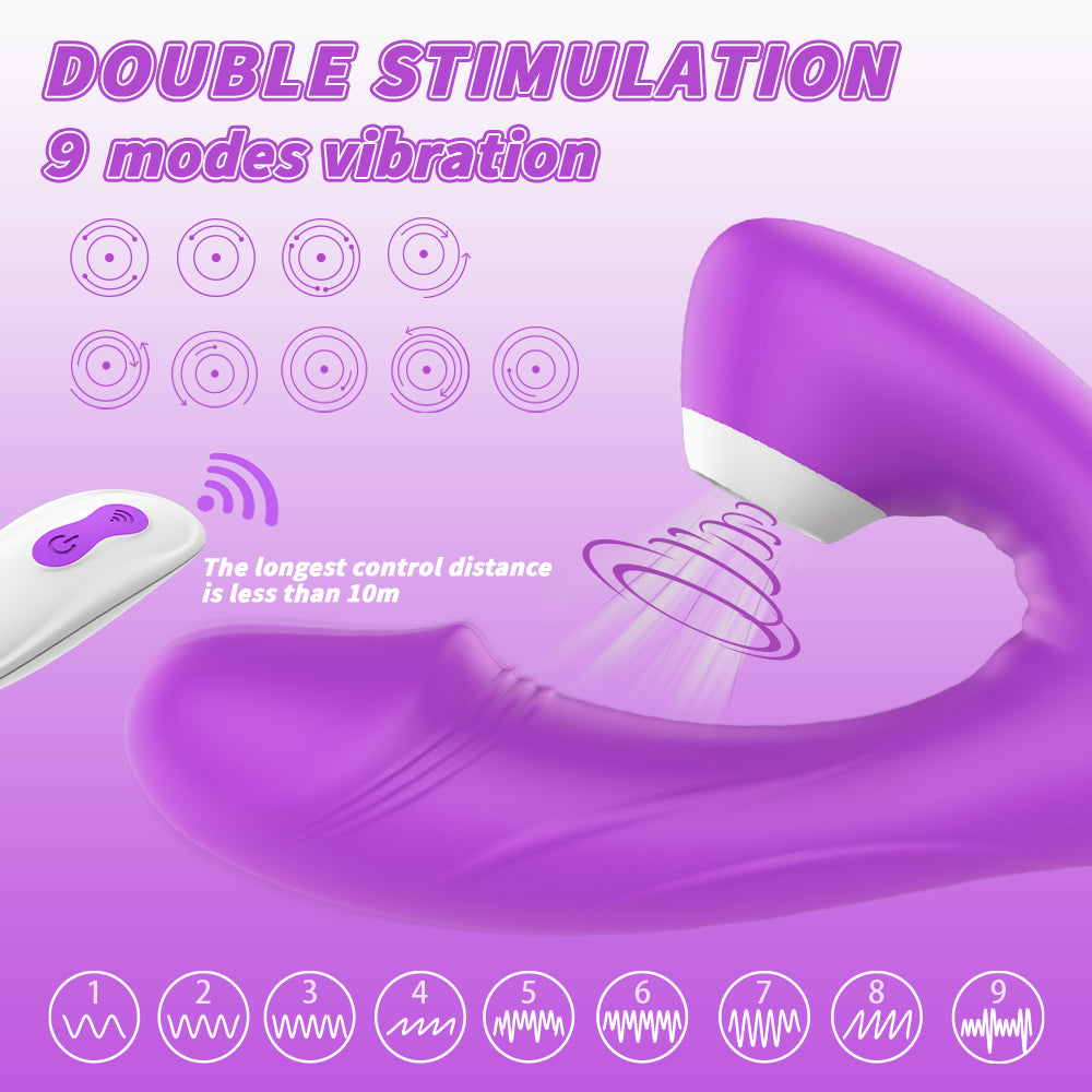 Dual Stimulation vibrator “Fierce” SHD-S181-2