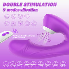 Dual Stimulation vibrator “Fierce” SHD-S181-2