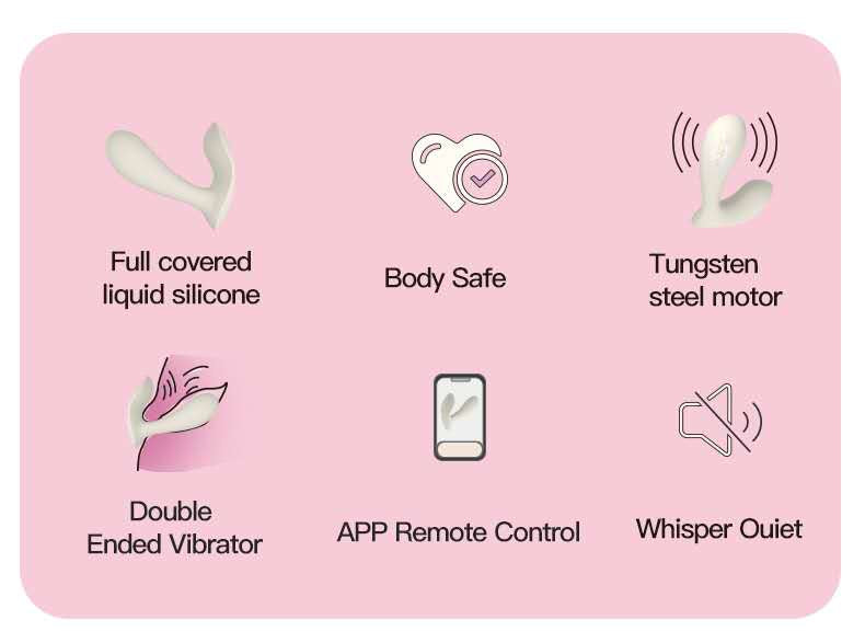 LYRA Wearable Vibrator - App Control, 9 Modes, Liquid Silicone
