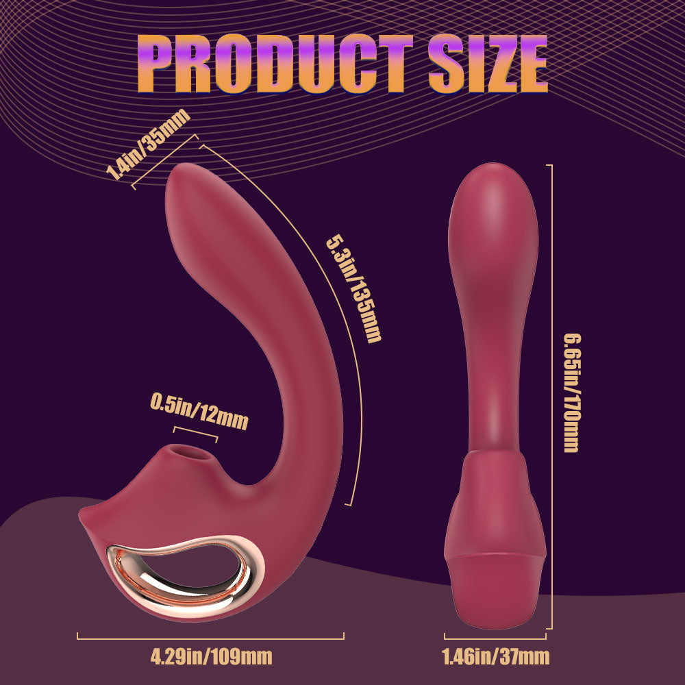 S-HANDE Clitoris sucking vibrator  “Selene”SHD-S434