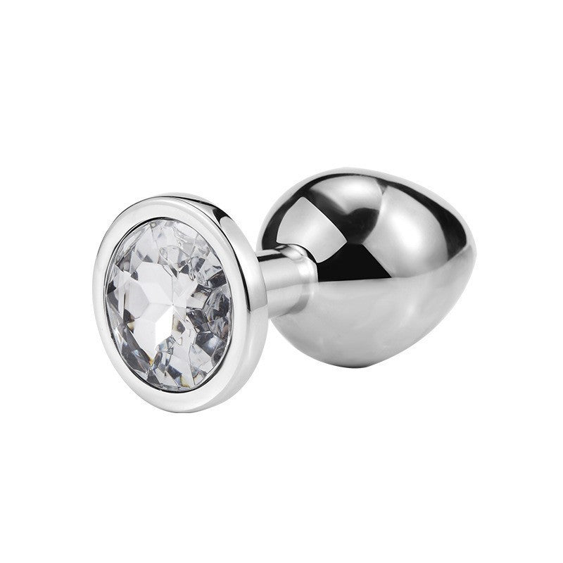 Diamond Stainless Steel Jeweled Butt Plug