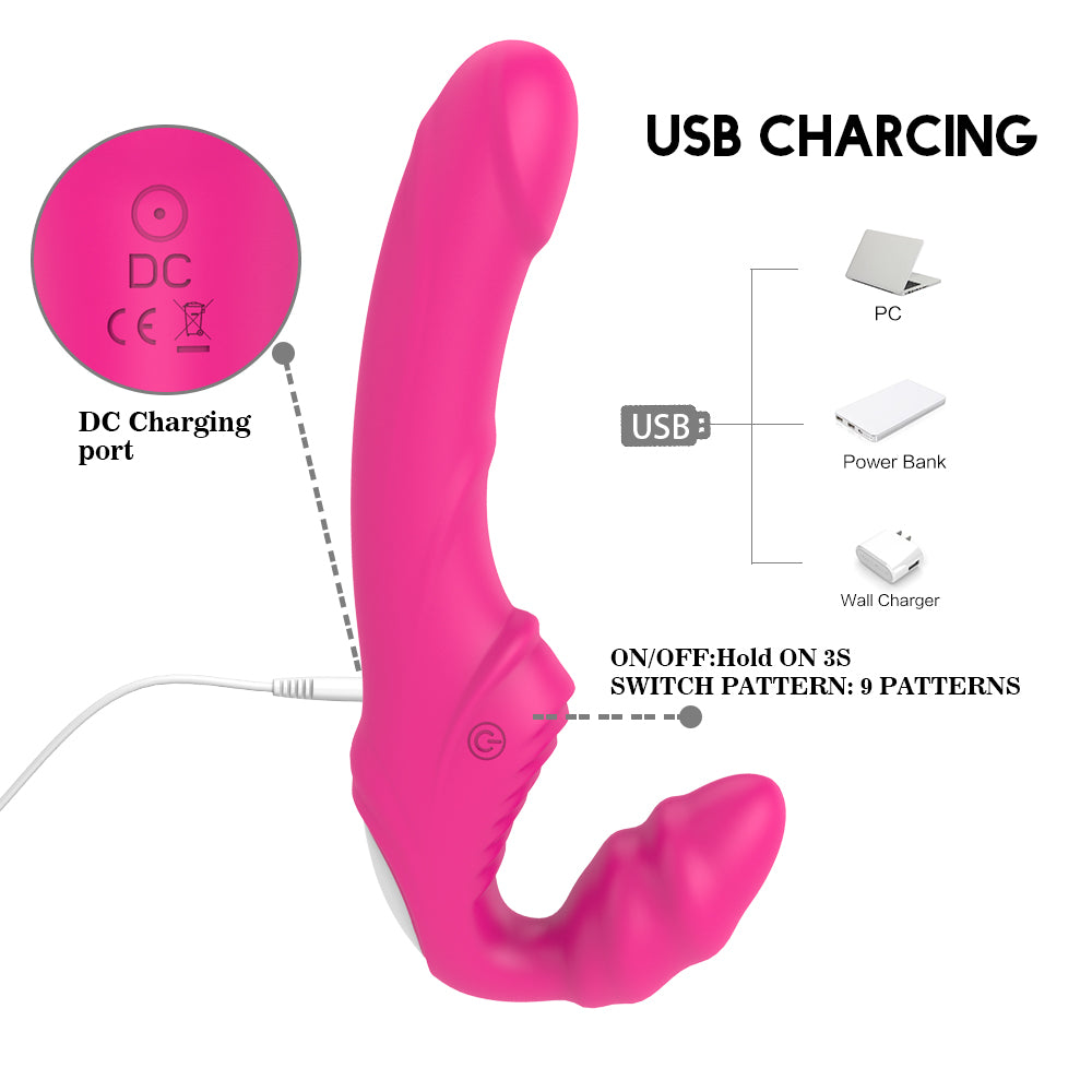 S-hande Double ended vibrator “Nana” SHD-S078