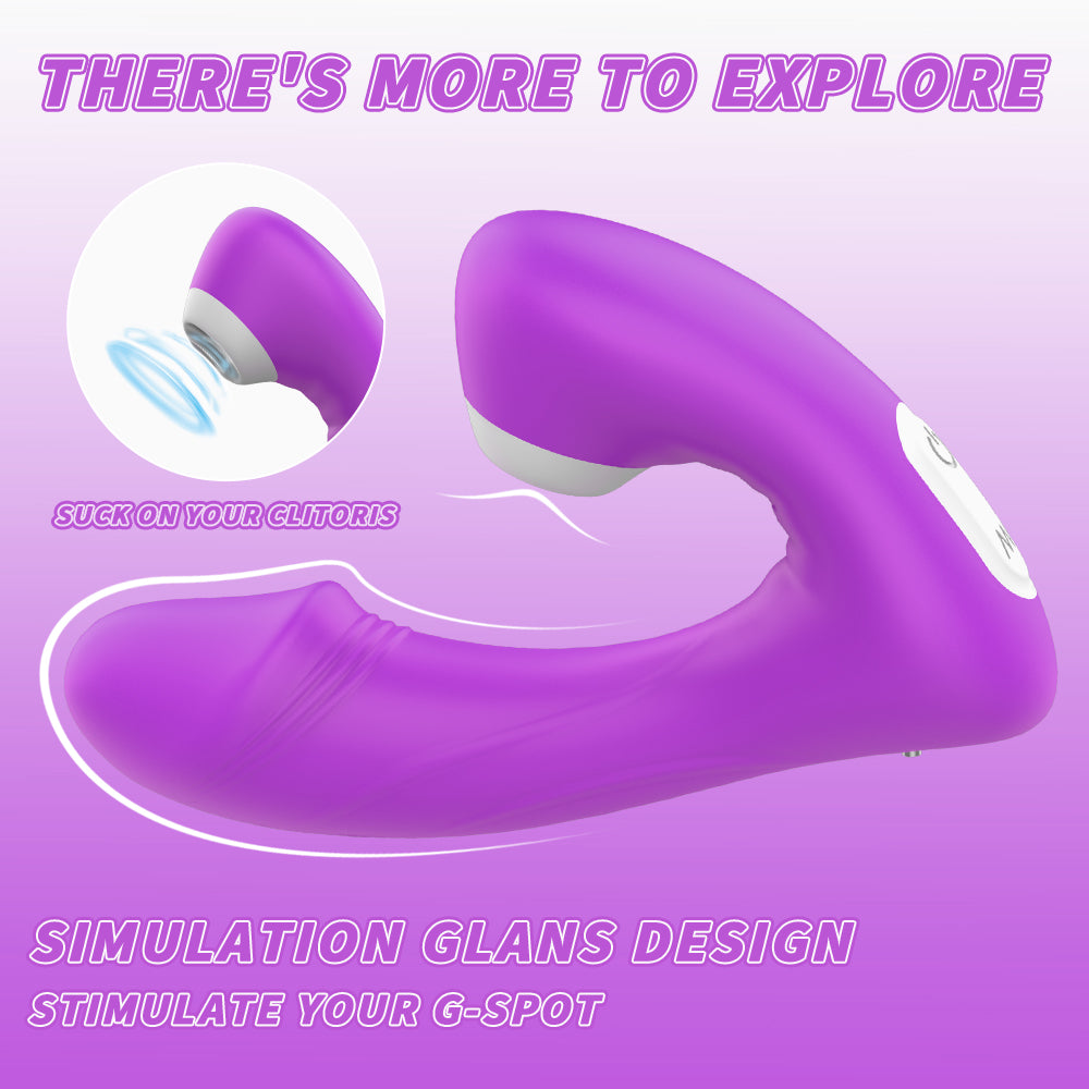 Dual Stimulation vibrator “Fierce” SHD-S181-2