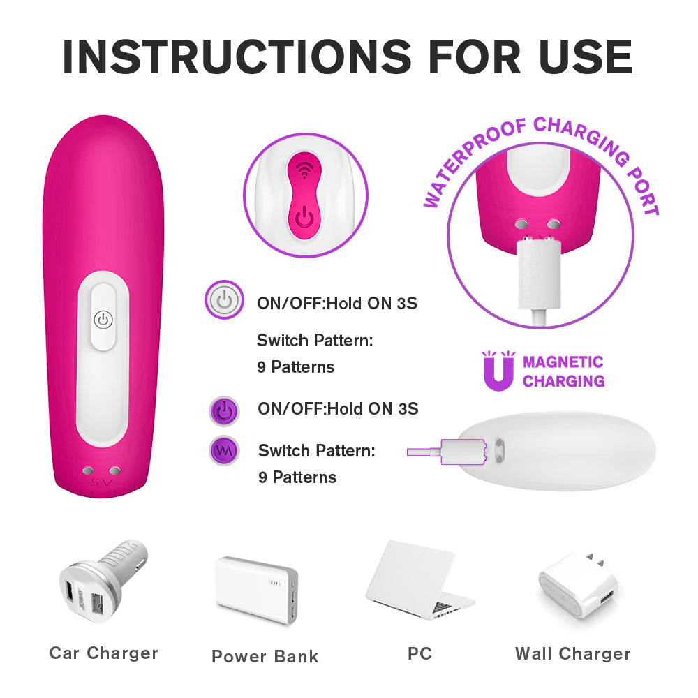 S-HANDE U-SHAPED VIBRATOR “Enjoy” SHD-S130-2