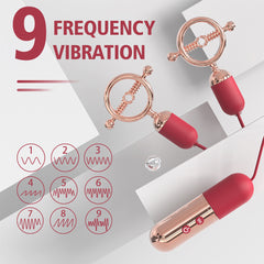 Nipple clamp vibrator SHD-S471