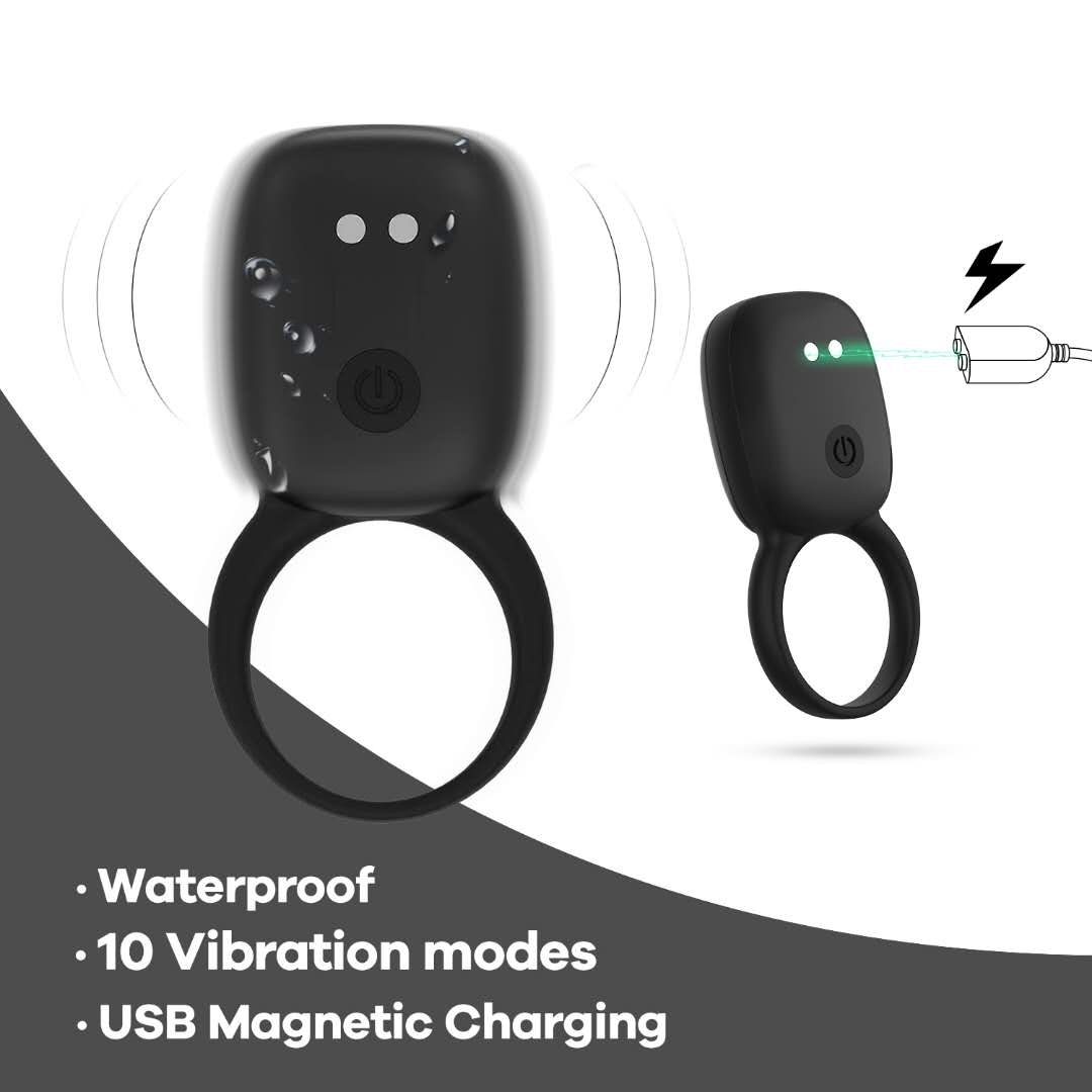 Vibrating Cock Ring “Hank” AF01