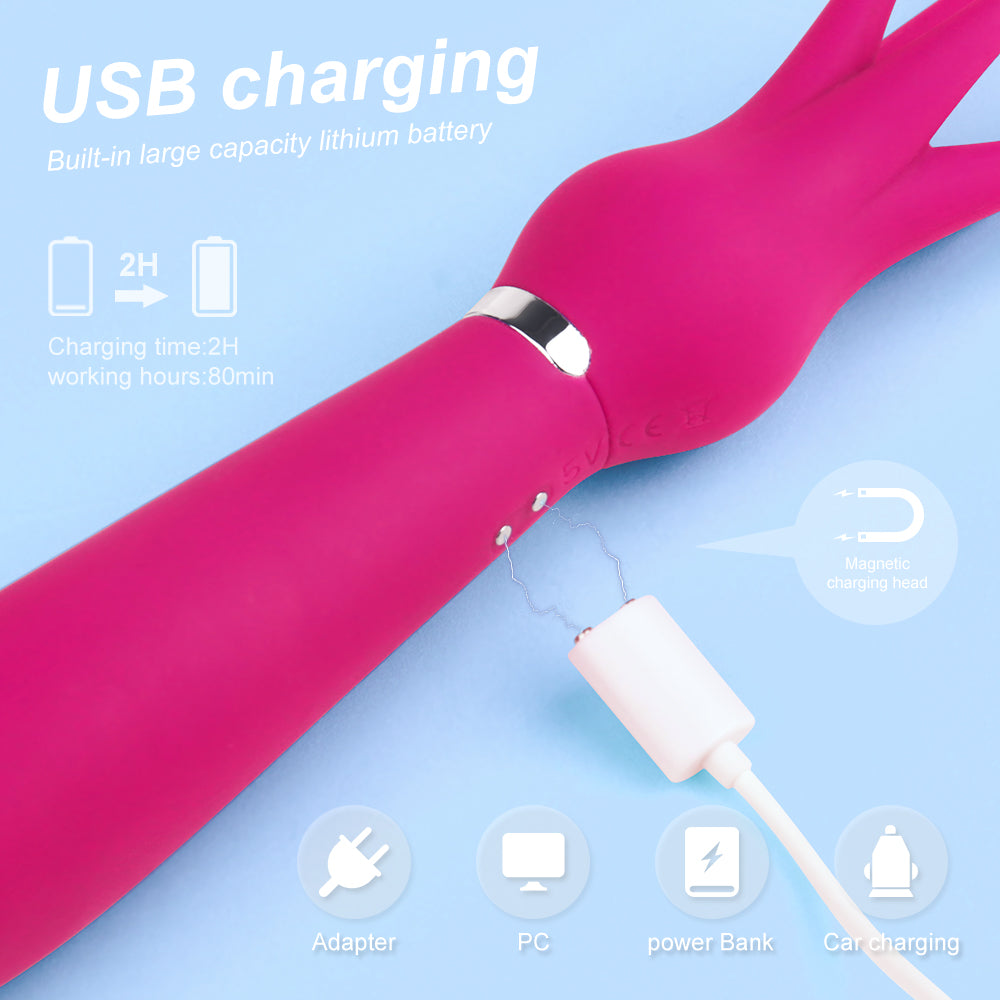 Soft tail Vibrator “Squid” SHD-S303