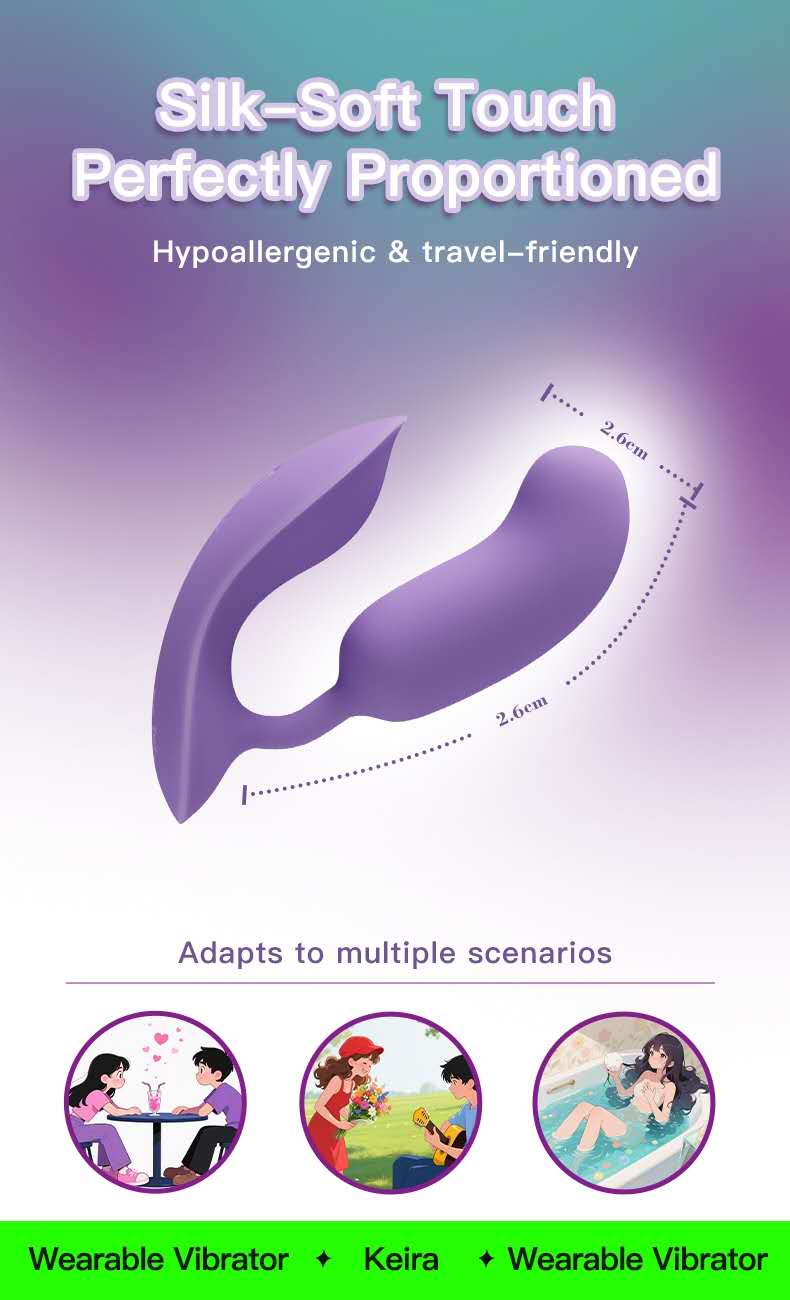 Keira Wearable Vibrator(APP control) AA24