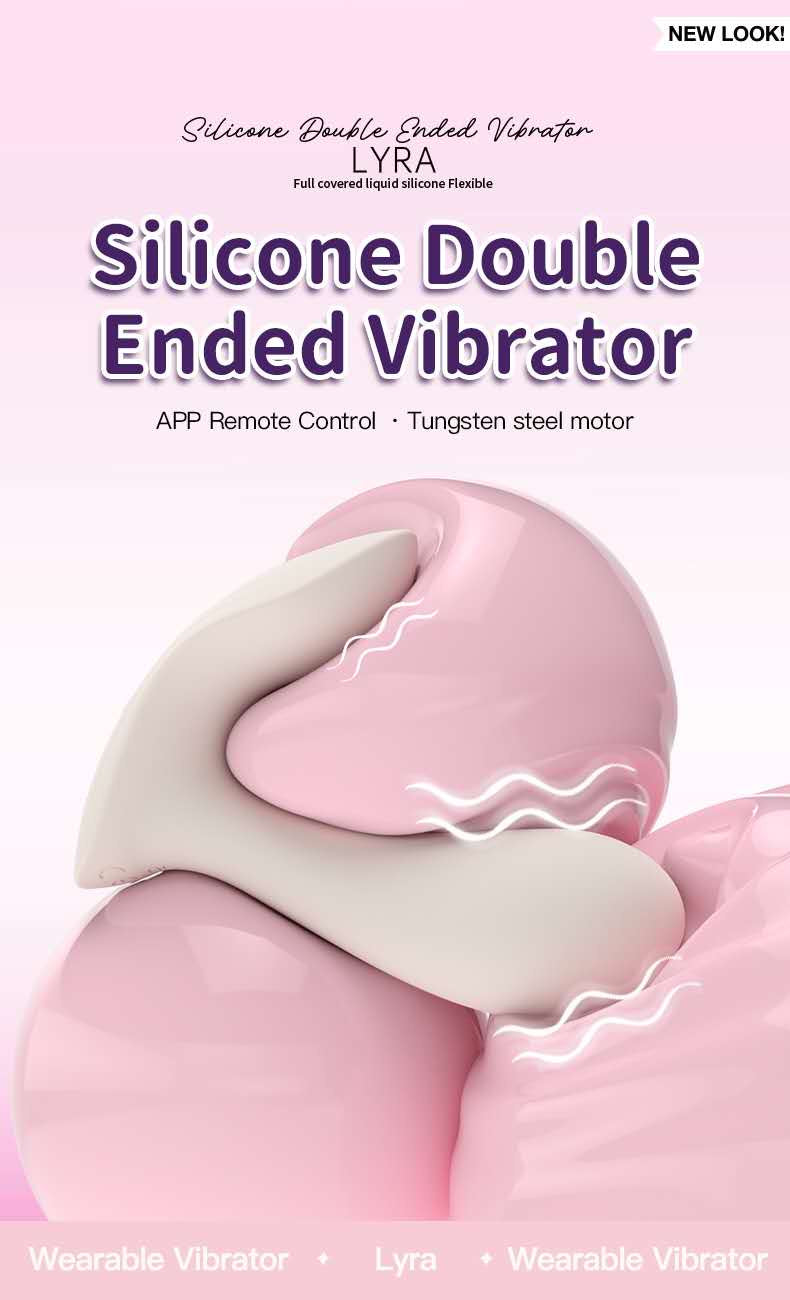 LYRA Wearable Vibrator - App Control, 9 Modes, Liquid Silicone