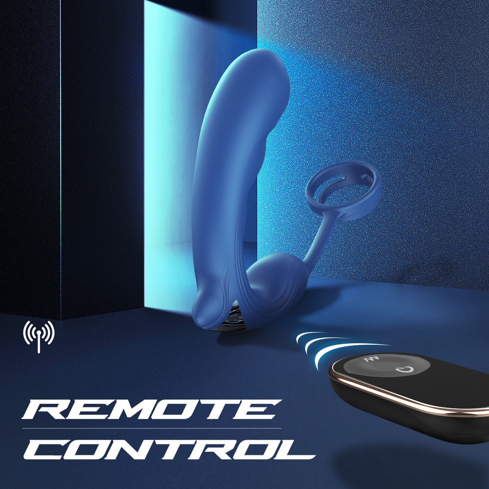 SHD-S432 "NOEL" remote control pennis ring+prostate massager 2 in 1