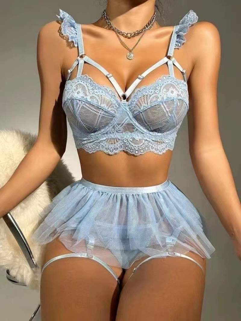 Meshed Lace bra&panty set