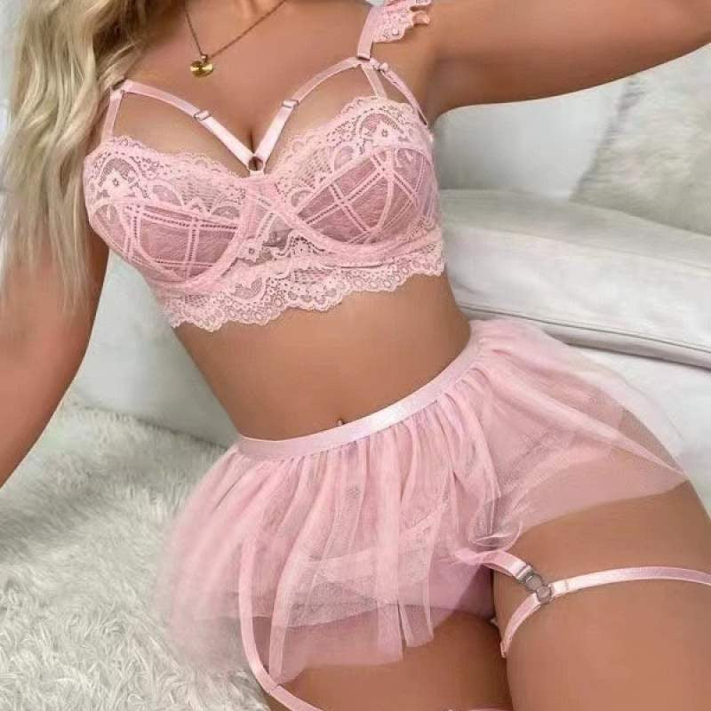 Meshed Lace bra&panty set