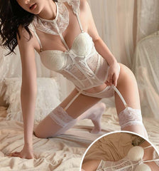 Lace corset set