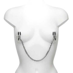 Metal chained nipple clamps