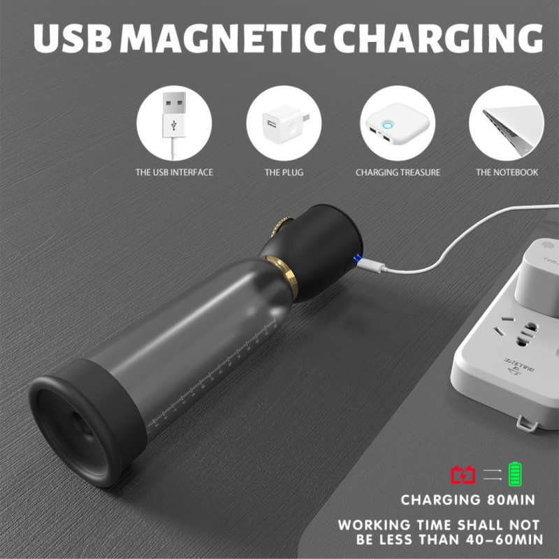 “Time traveler” electric penis pump