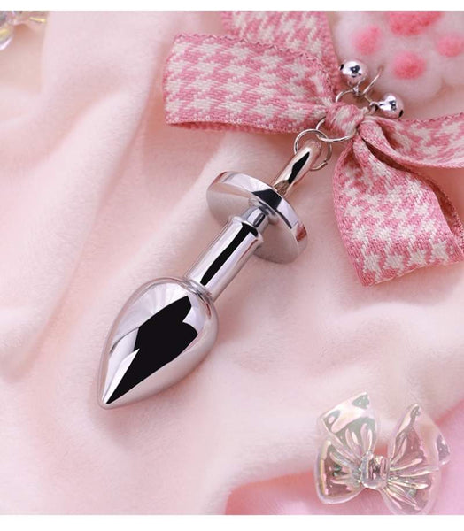 Cute Butt Plug with Bow and Bell 18+ Cute Butt Plug with Bow and Bell 18+