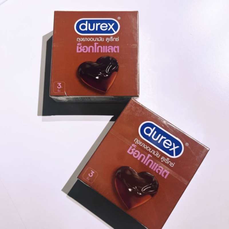 Durex chocolate/strawberry flavor condom 3pc
